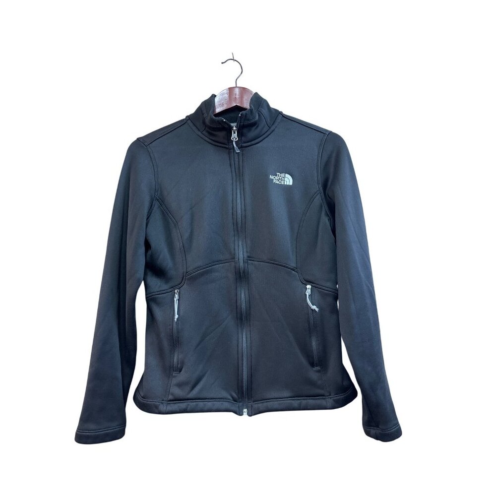 The North Face Womens Black Full-Zip Fleece Jacket M/M